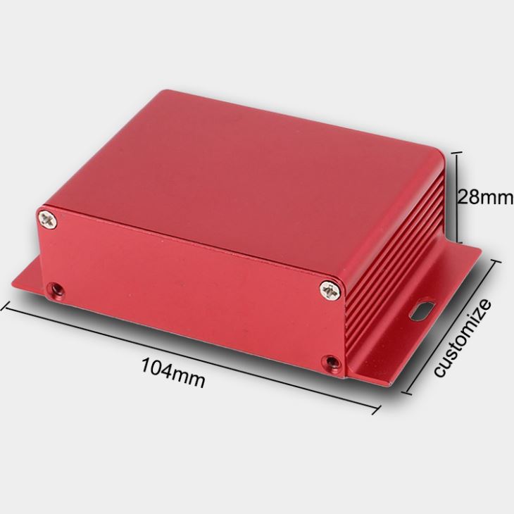 Aluminium extrusionem anodizing clausura ad Electronic