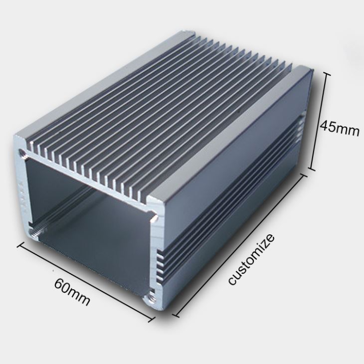 Profiles Aluminium extrusionem anodizing Box